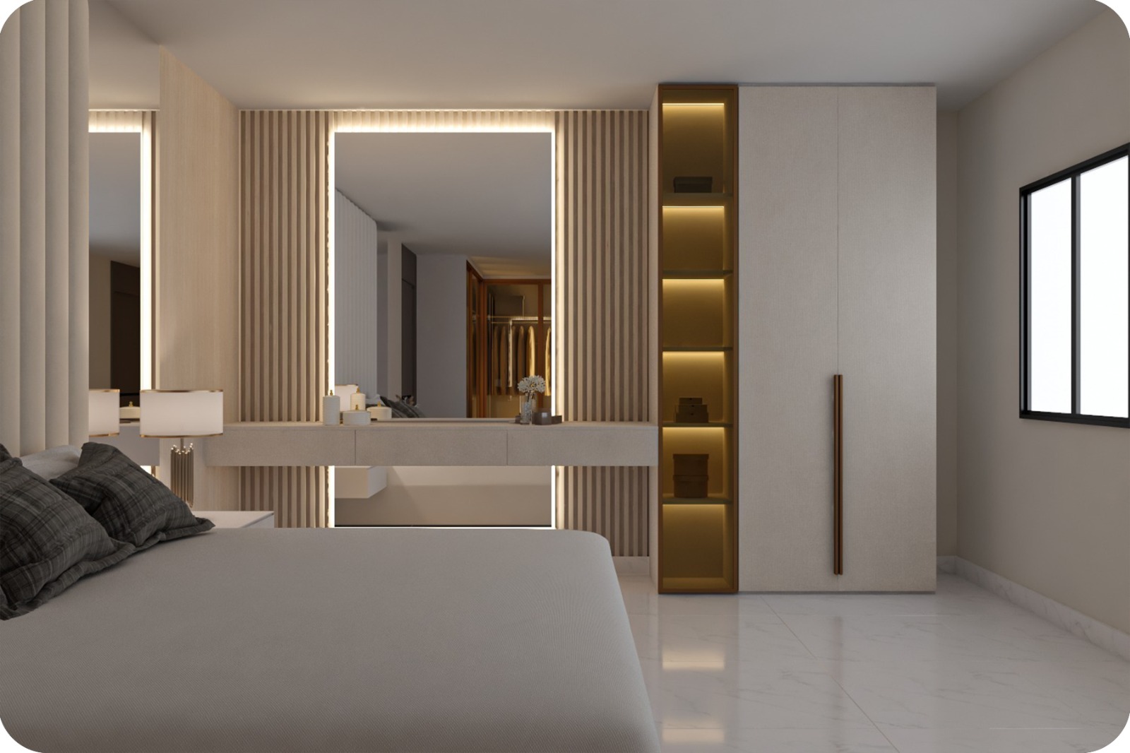 تسريحة غرفة نوم: الدليل العملي للسيدات لاختيار أجمل تصميم بأعلى قيمة في الرياض 7 يعتبر بديل الخشب من أفضل أشكال تكسيات جدرايه