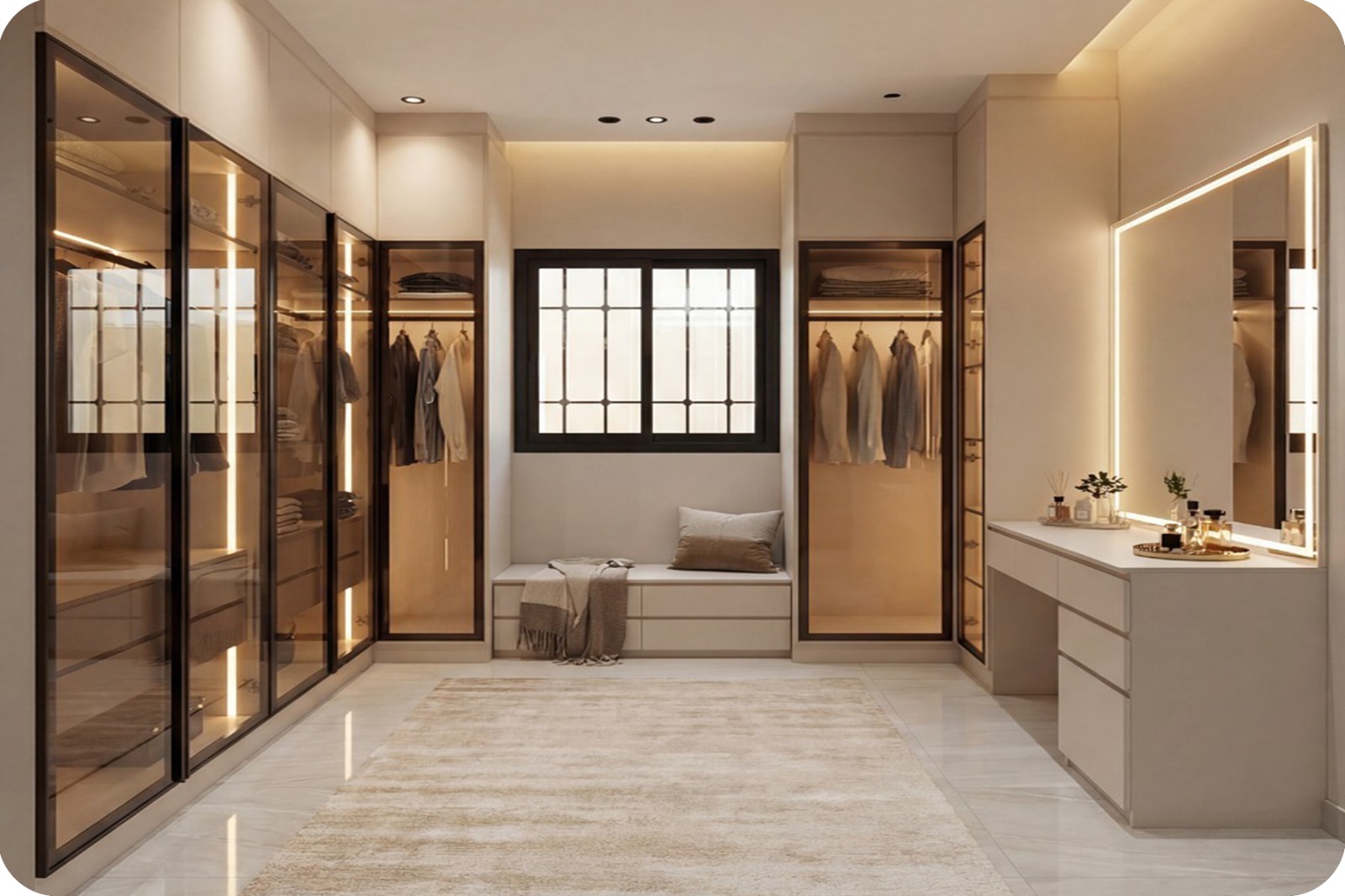 غرف الملابس عنصر أساسي يعكس أسلوب الحياة ومستوى التنظيم