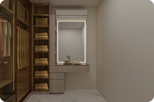 التخطيط الذكي من أهم عناصر الحصول على غرفة ملابس صغيرة مناسبة