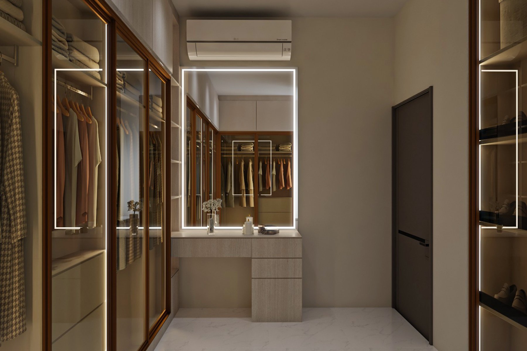 تفصيل غرف ملابس حسب الطلب في الرياض