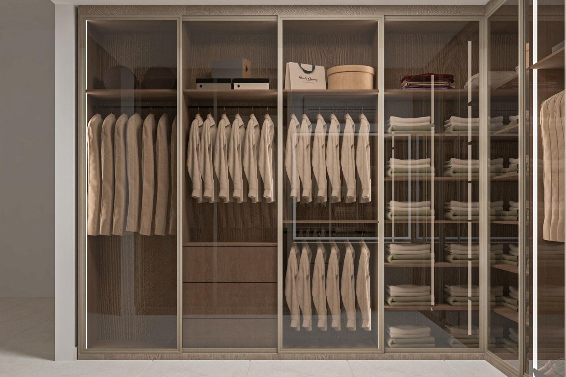 تفصيل غرف ملابس حسب الطلب في الرياض