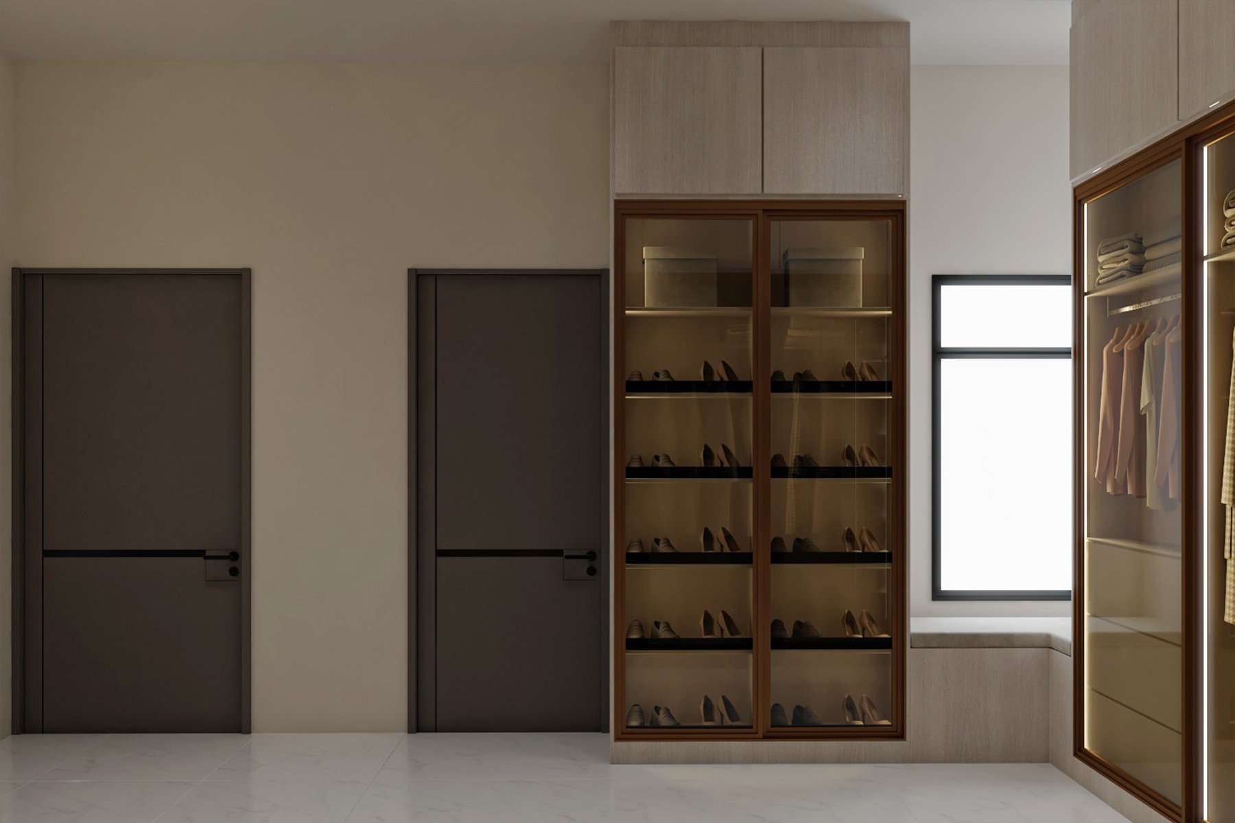 تفصيل غرف ملابس حسب الطلب في الرياض