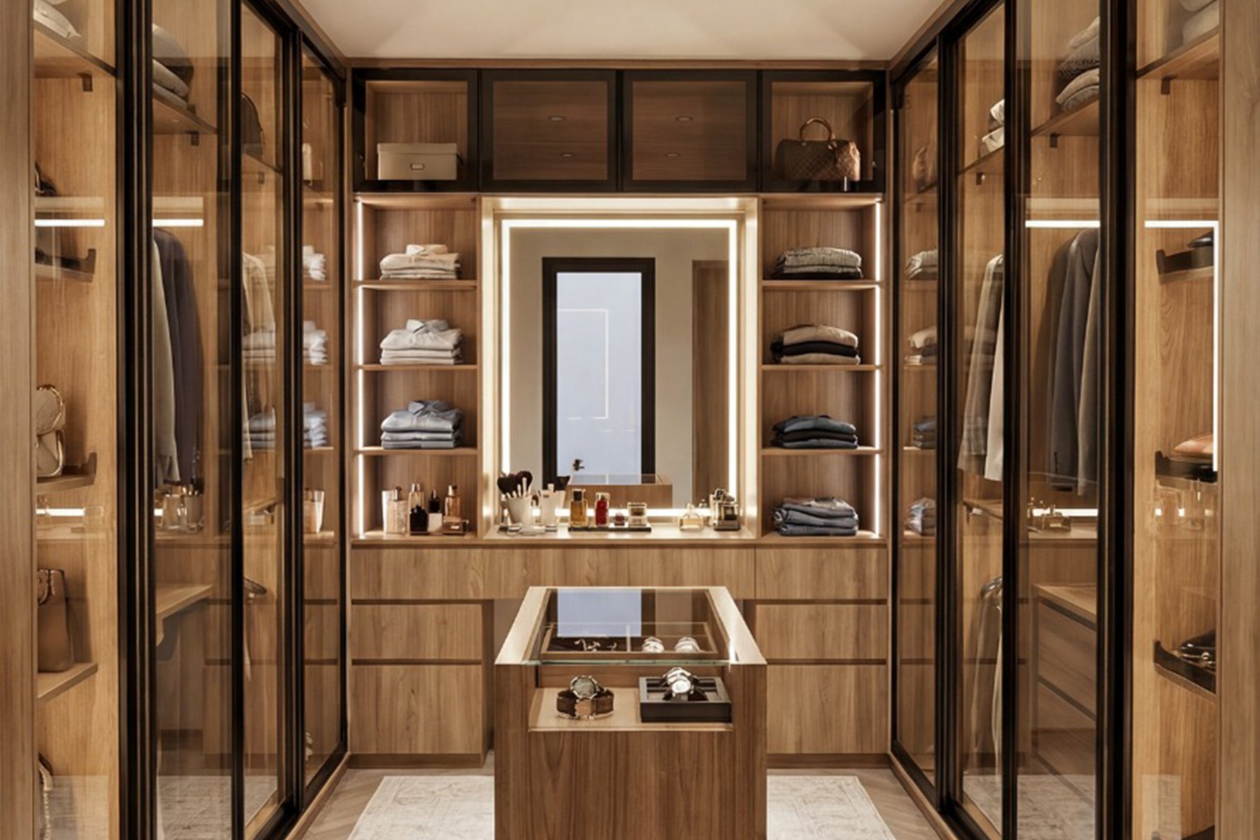 تفصيل غرف ملابس حسب الطلب في الرياض