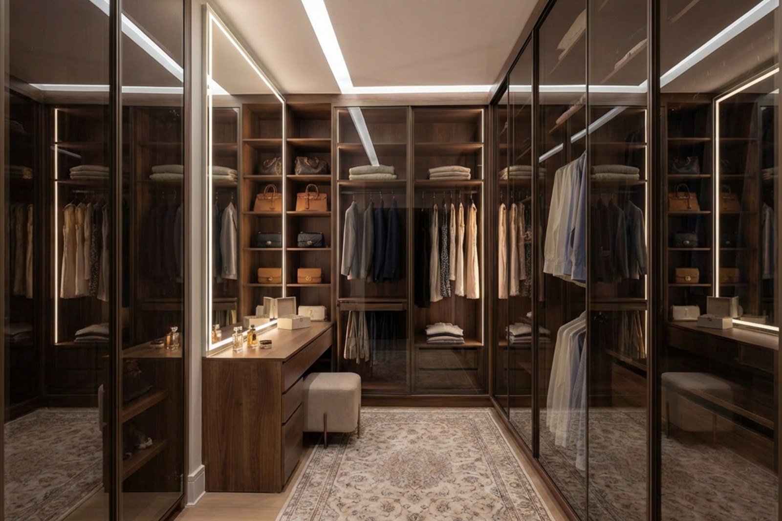 تفصيل غرف ملابس حسب الطلب في الرياض