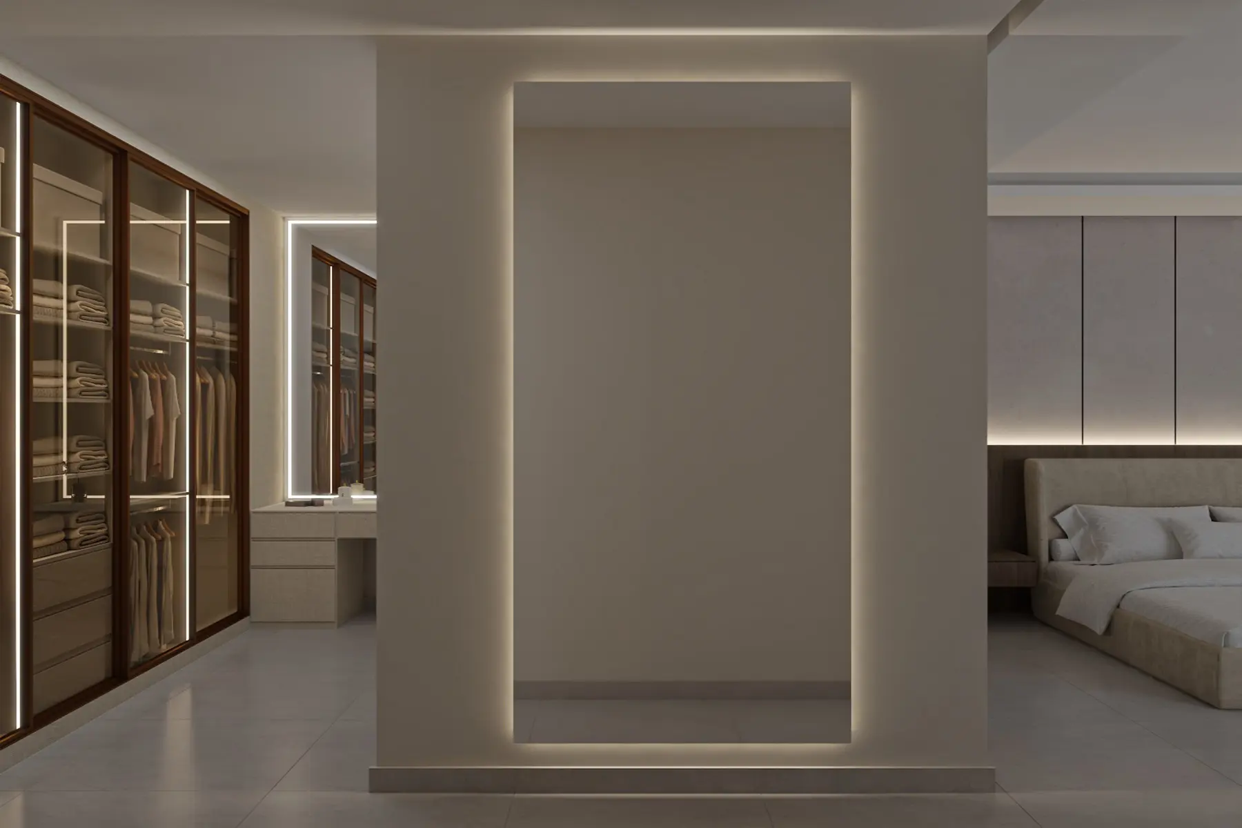 أكثر الحلول كفاءةً في غرف الملابس الواسعة