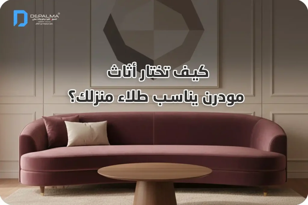 كيف تختار أثاث مودرن يناسب طلاء منزلك؟