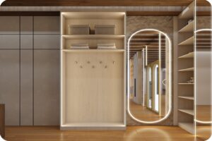 تفصيل دولاب مميز لاستغلال المساحات