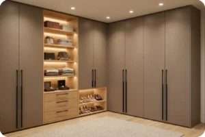 أثاث غرفة نوم: دليل اختيار تصميم مثالي من محلات اثاث الرياض 3 تفصيل دولاب احترافي لغرف نوم مثالية