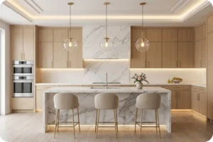 تصميم مطبخ مودرن مميز وألوان عصرية تناسب منزلك